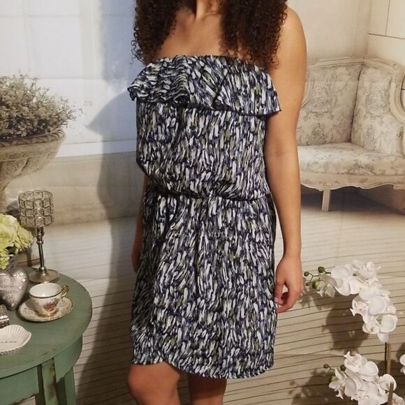 Gap multicolor strapless dress (S) NWOT - Picture 1 of 6